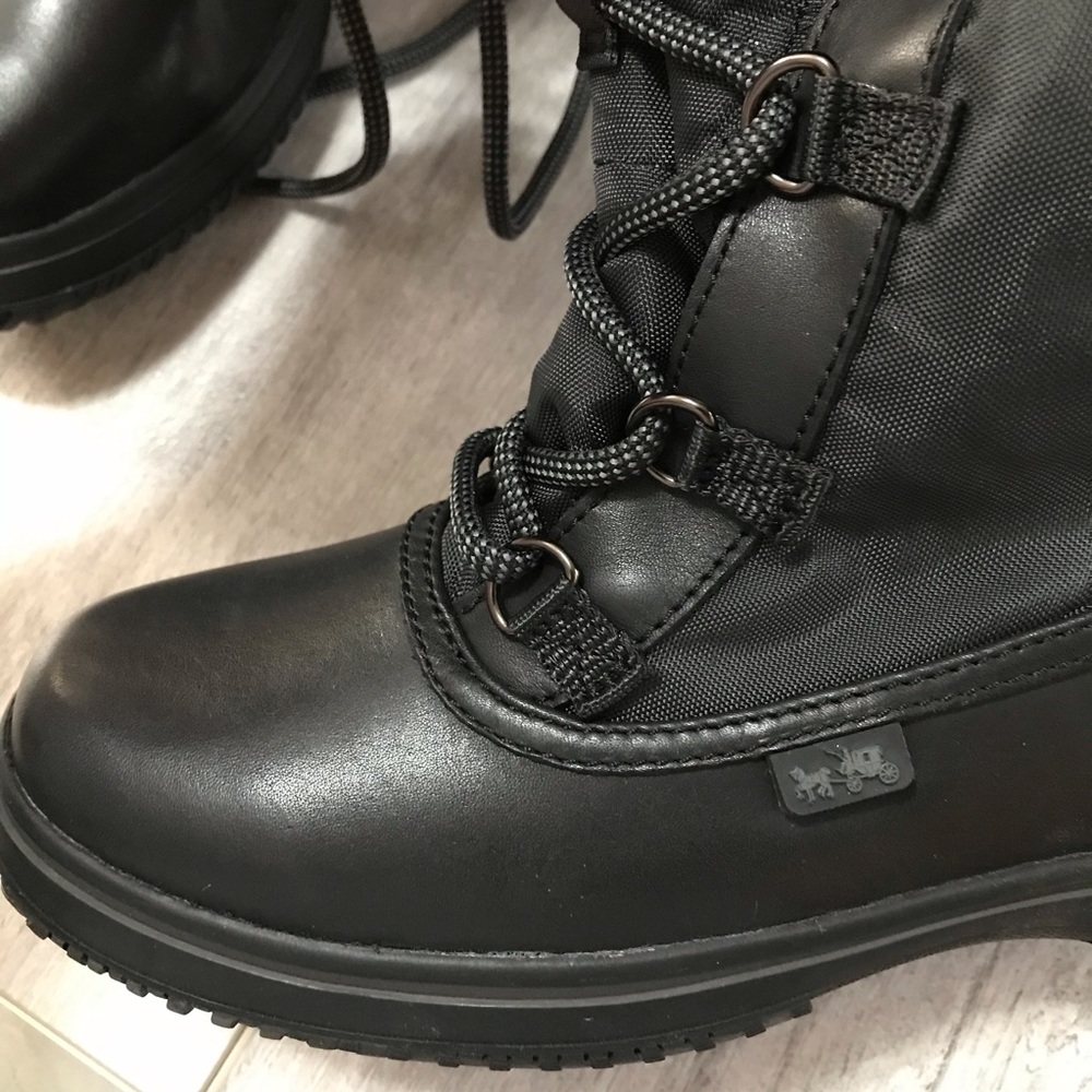 NWB Coach SAGE Winter Boots Sz 6.5 - Picture 5 of 8